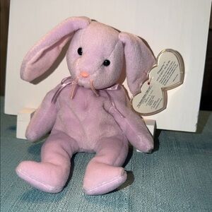 Ty Rare Floppity Purple Bunny Beanie baby